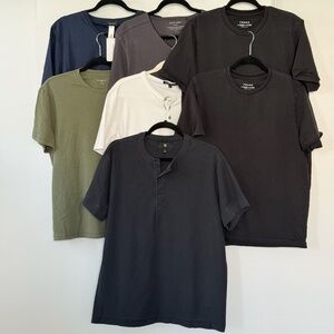 7 high quality t-shirts mixed brands L men